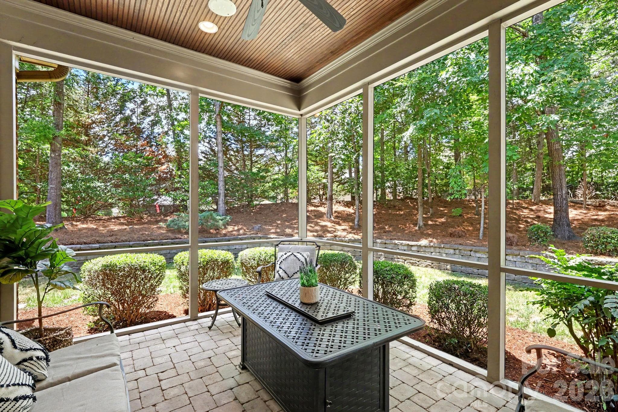 Screen porch off kitchen - Matthews