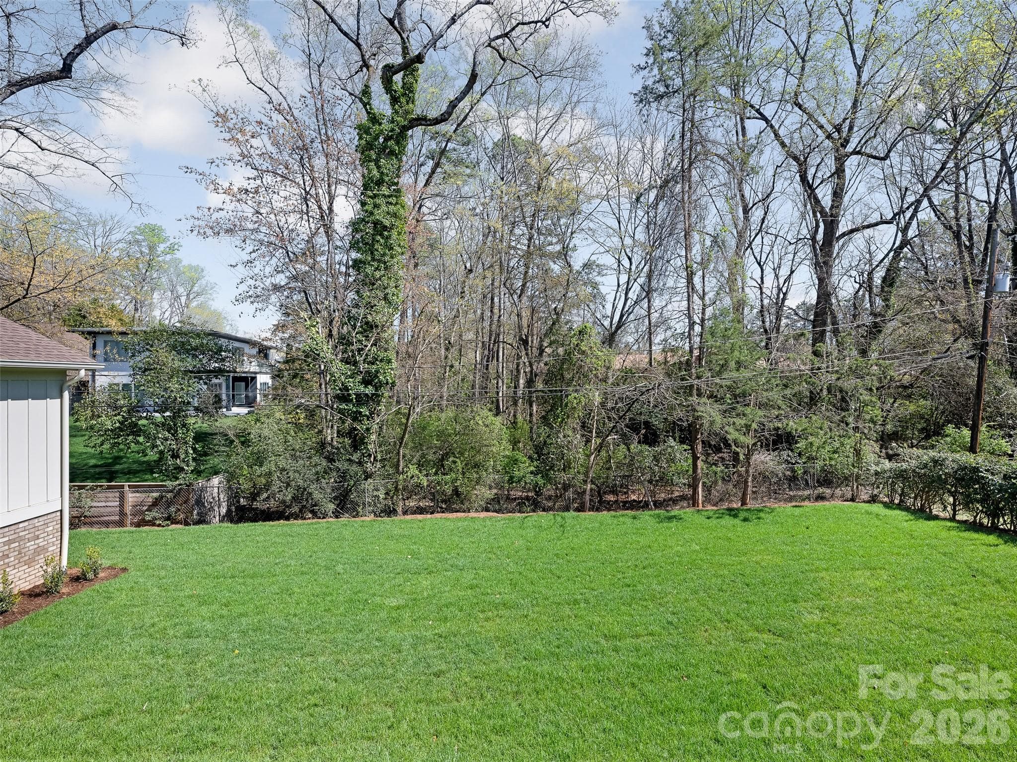 Rear Yard - 6740 Newhall Road, Charlotte
