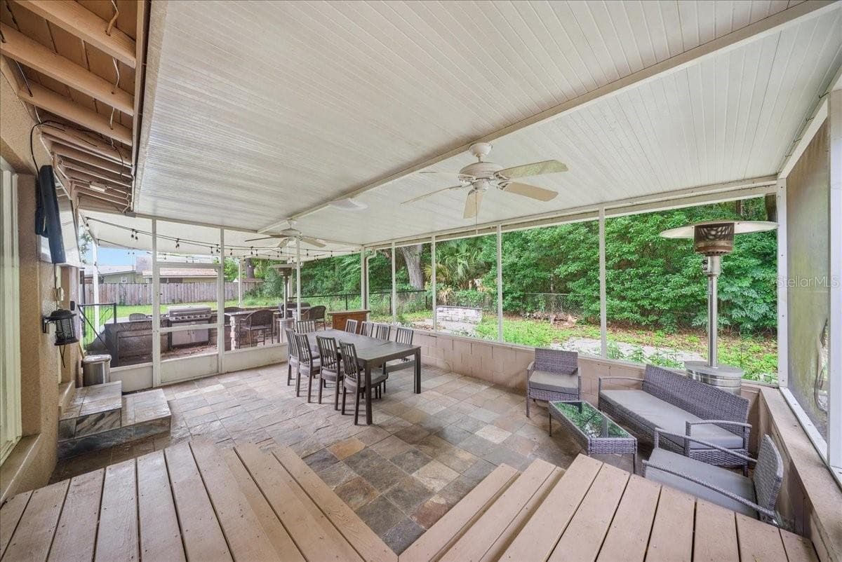 Screened Porch & Outdoor Dining - 8095 ROSE AVE, ORLANDO