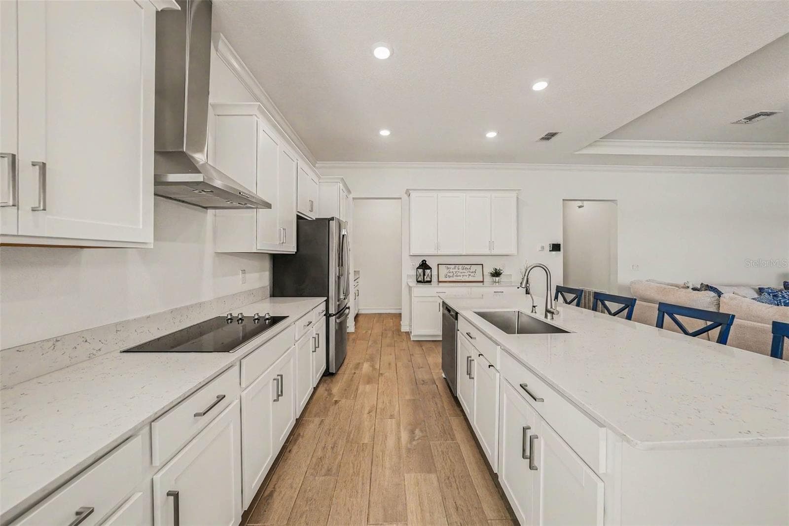 Endless quartz counters in this gourmet kitchen package! - 12840 BERGSTROM BAY DR, RIVERVIEW