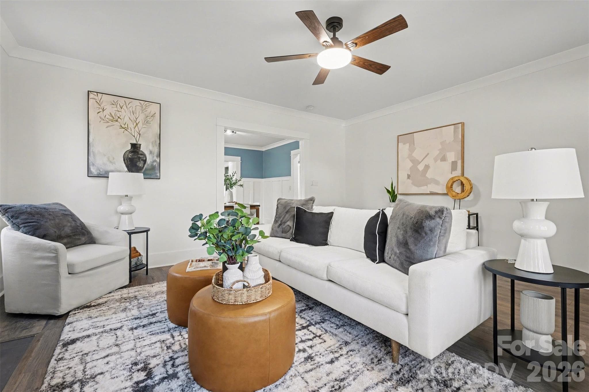 New New New..cozy living room, staged to show you the space. - Rock Hill
