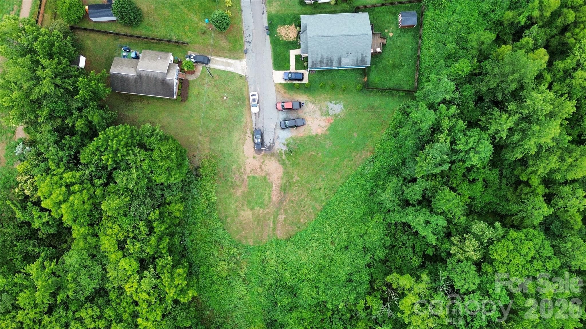 View of parcel facing street - Charlotte
