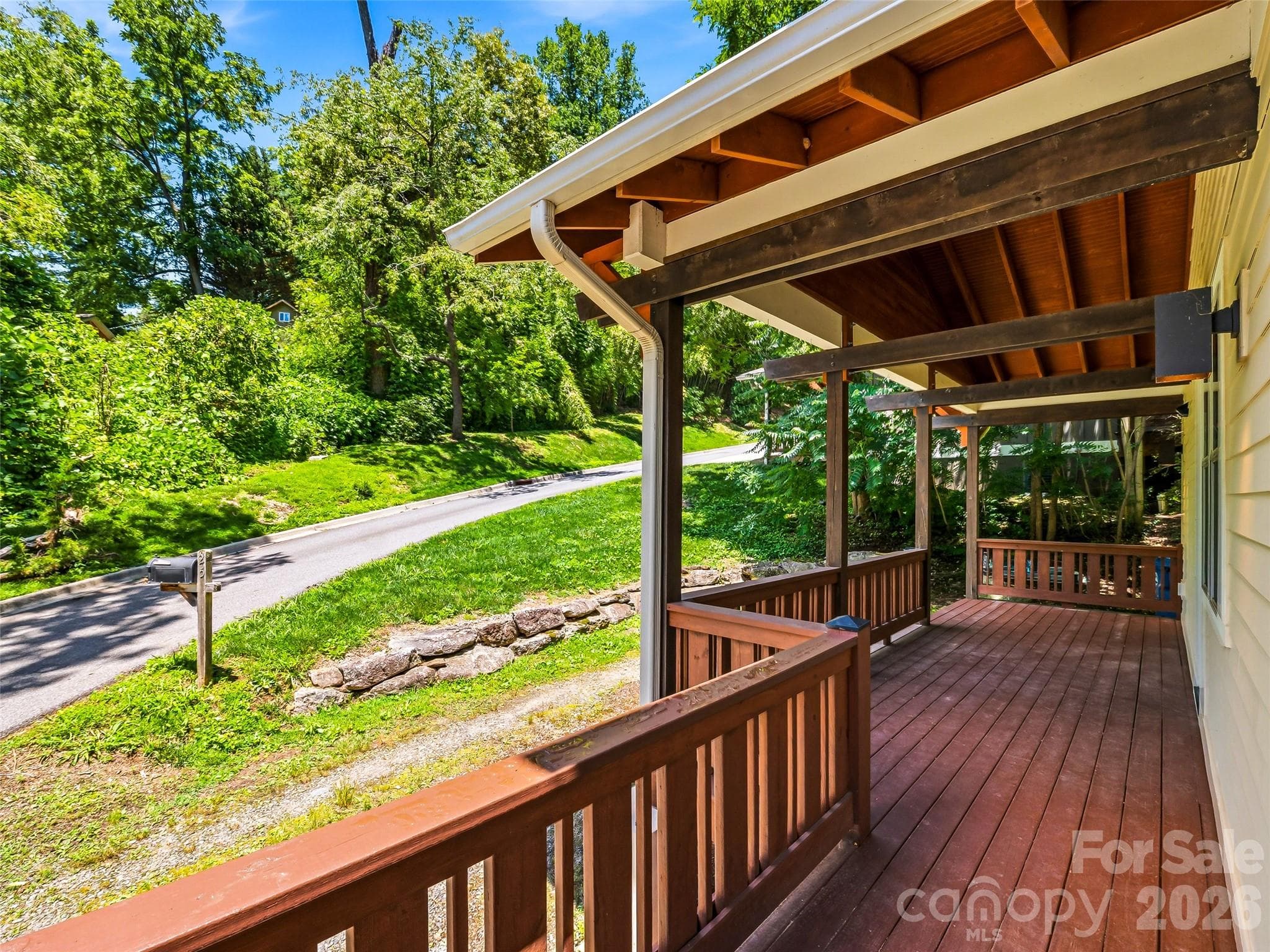 Such a peaceful setting within the trees! - Asheville