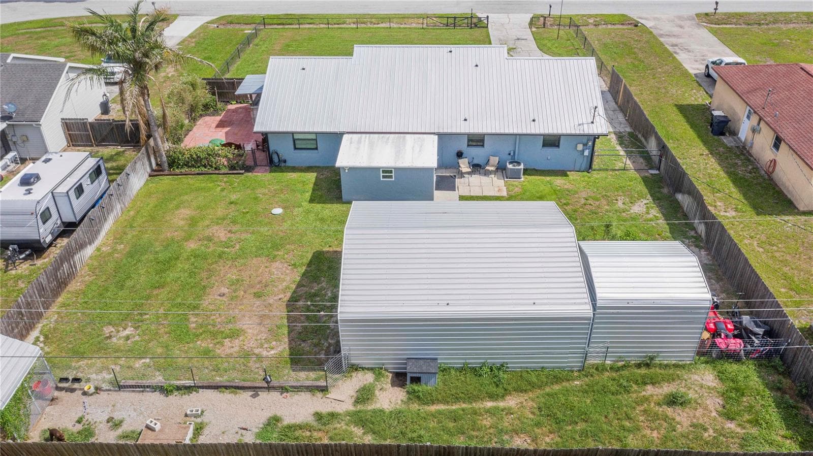 Aerial Backyard - 2426 VIEW WAY, LAKELAND
