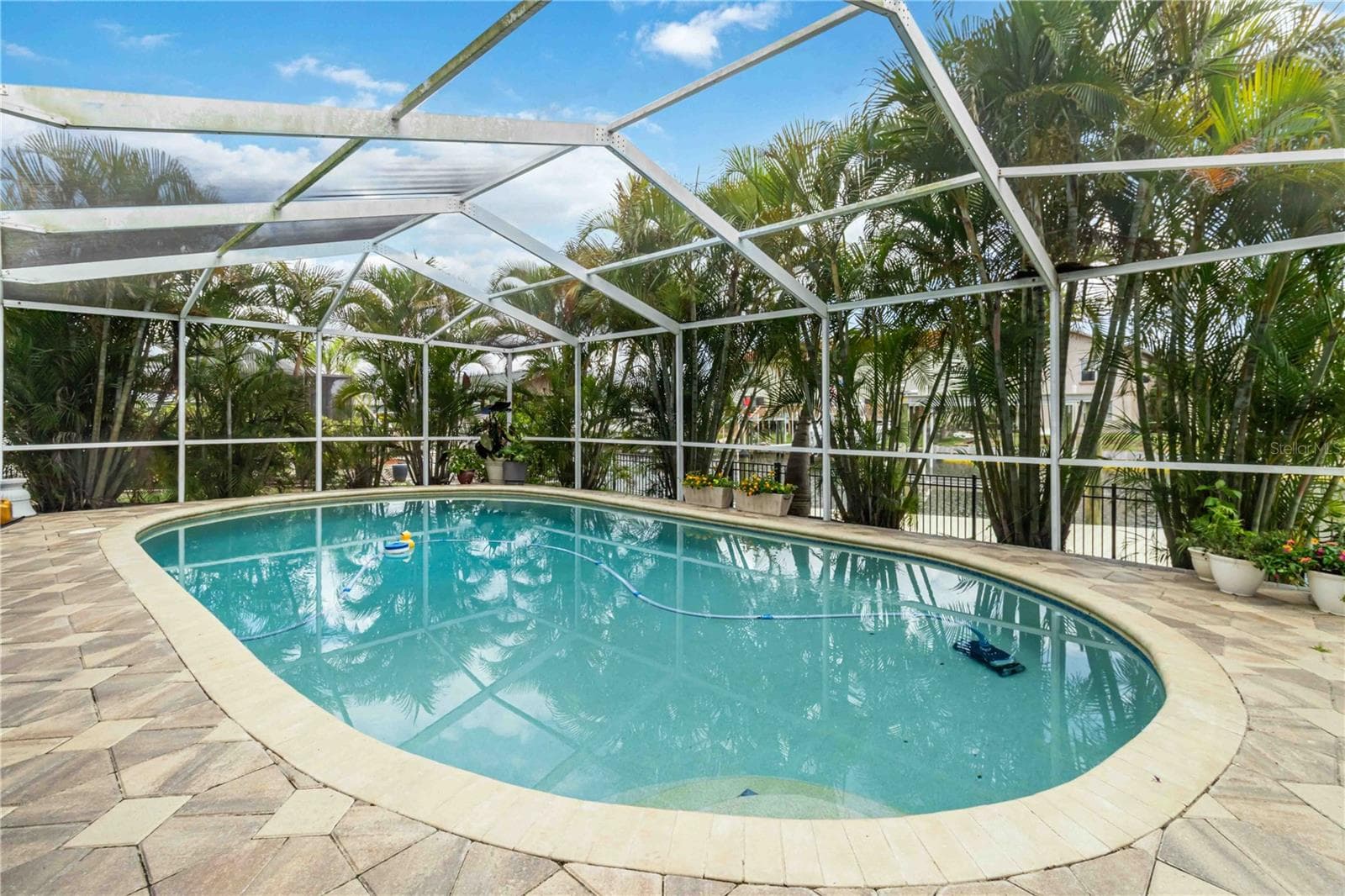 Pool & Lanai - 1004 SPINDLE PALM WAY, APOLLO BEACH