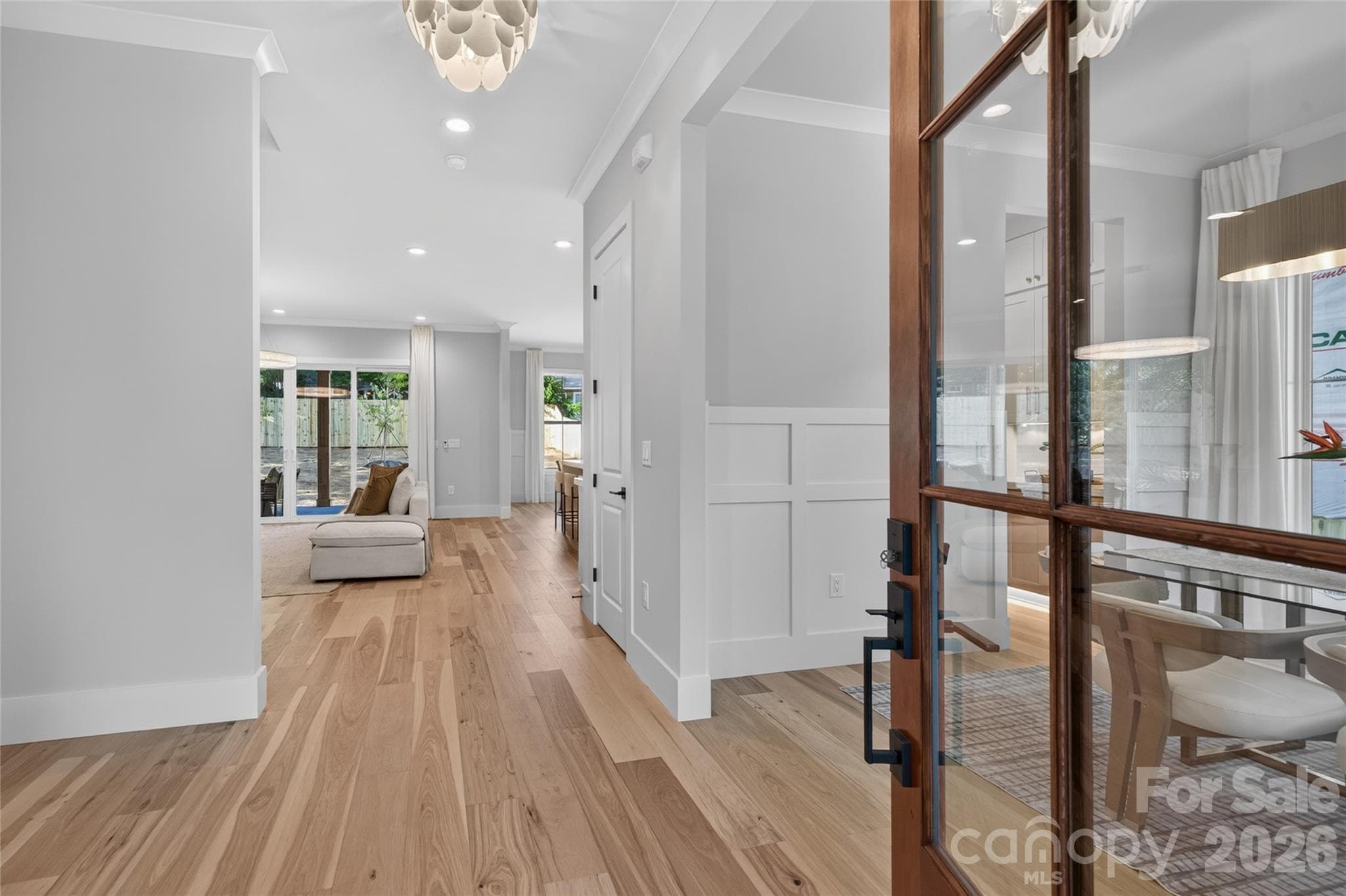 Welcome Home! Wait until you see this 7.25" Hickory plank flooring in person- just gorgeous! - Charlotte