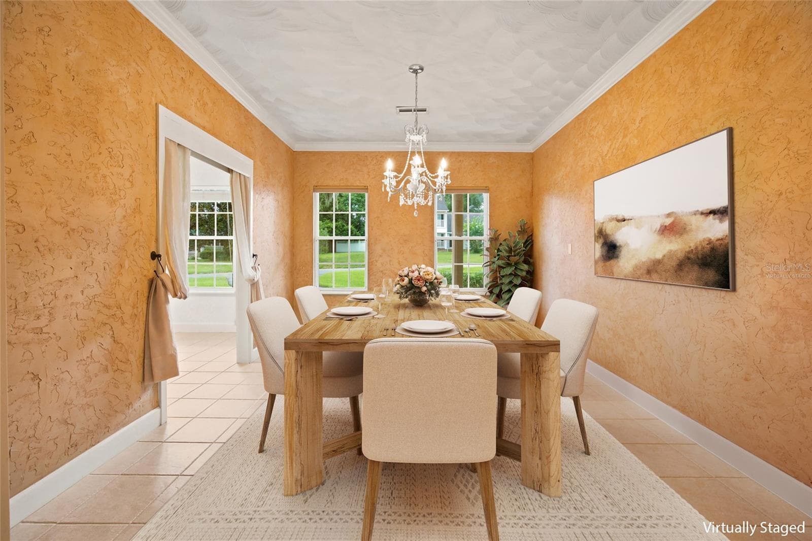 Virtually Staged Dining - 3220 SE 21ST AVE, OCALA