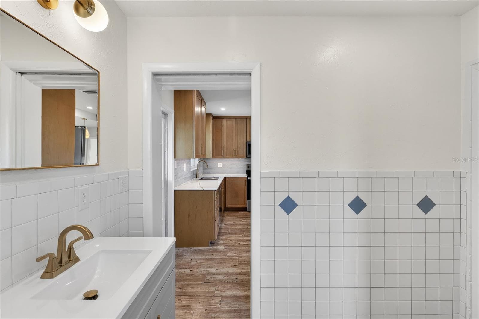 View from bathroom towards the kitchen - 10451 MARION ST, ENGLEWOOD