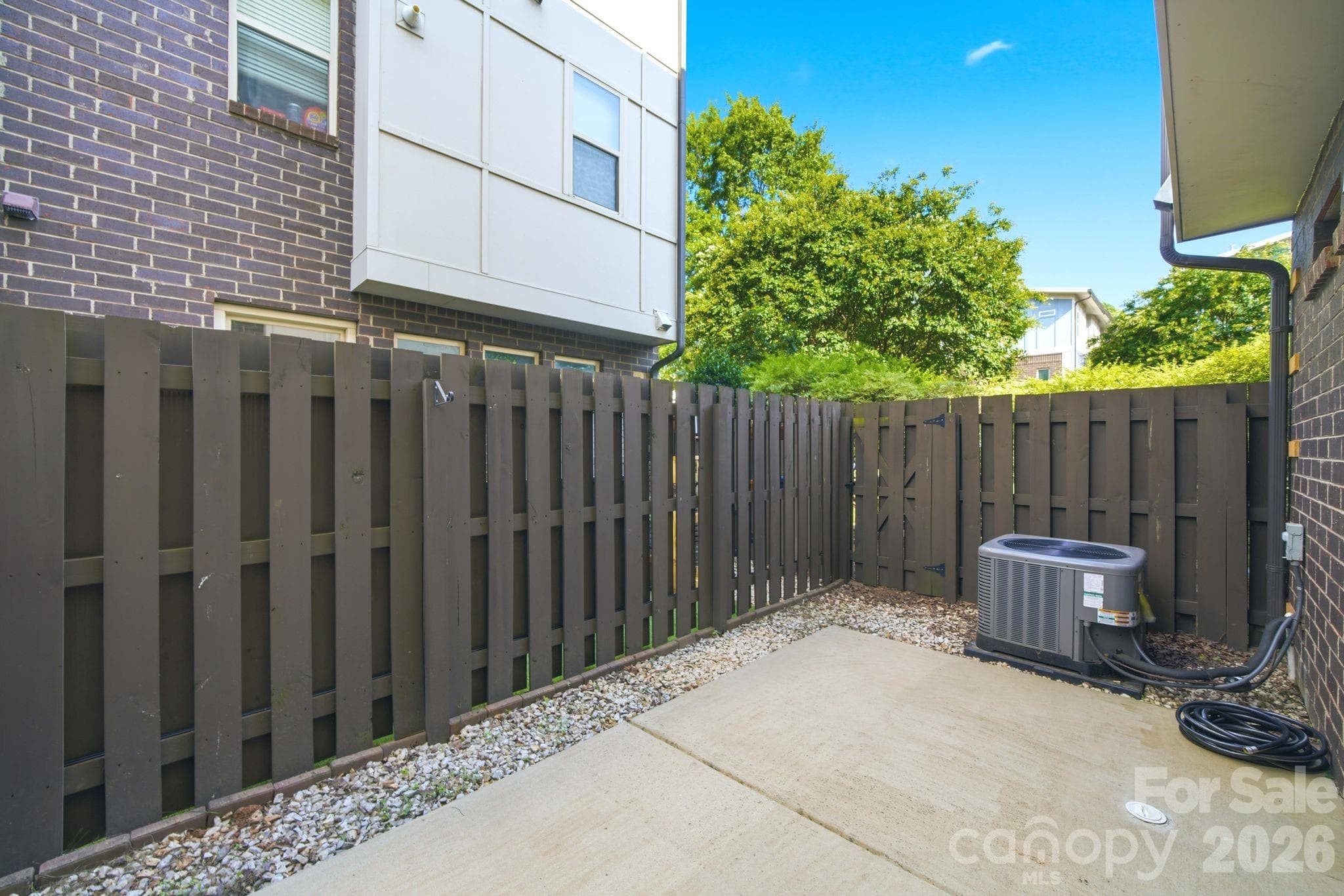 Fenced back patio - 923 Warren Burgess Lane, Charlotte