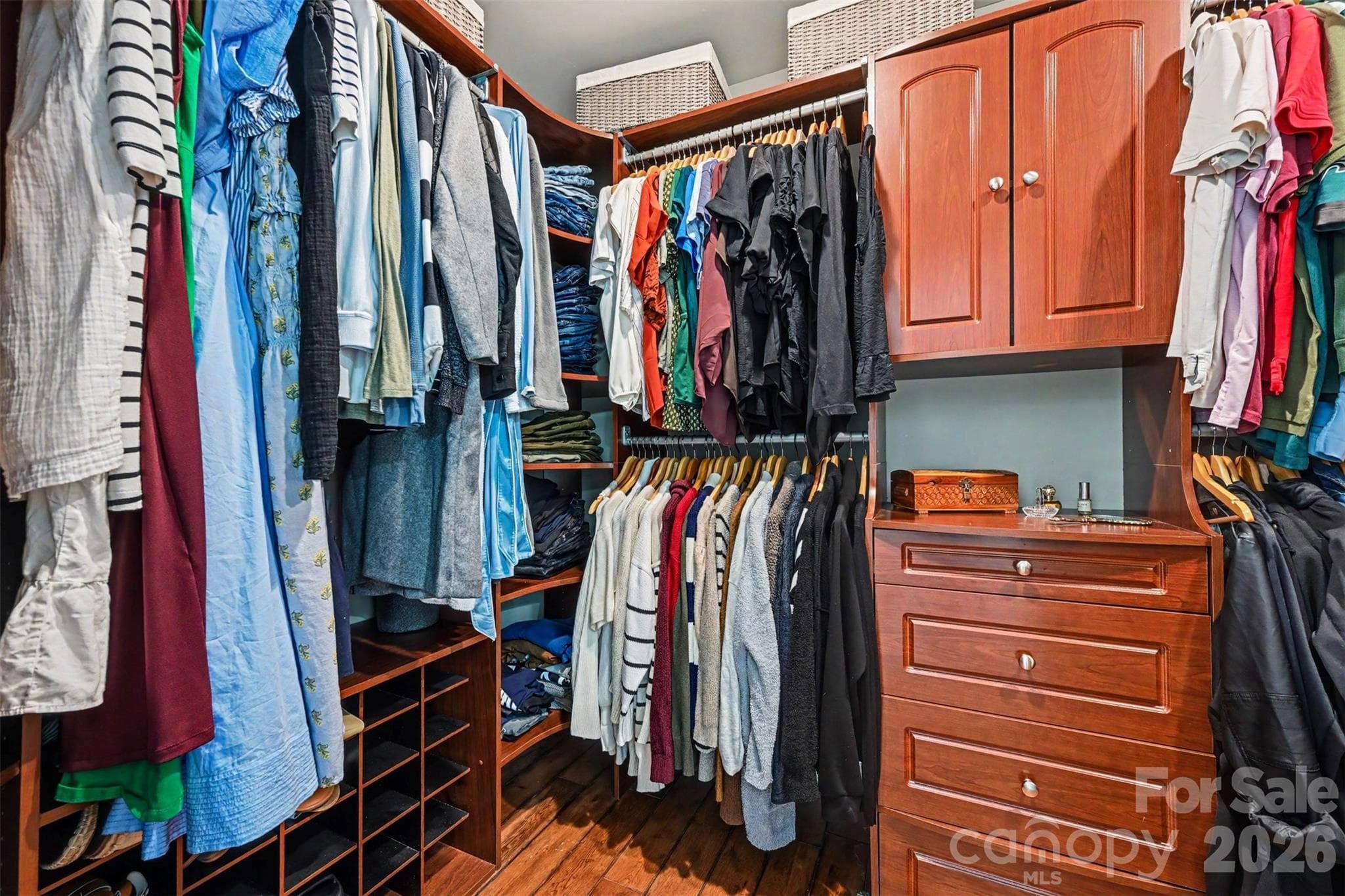 Walk in closet with built in storage. - 2442 Smith Cove Road, Denver