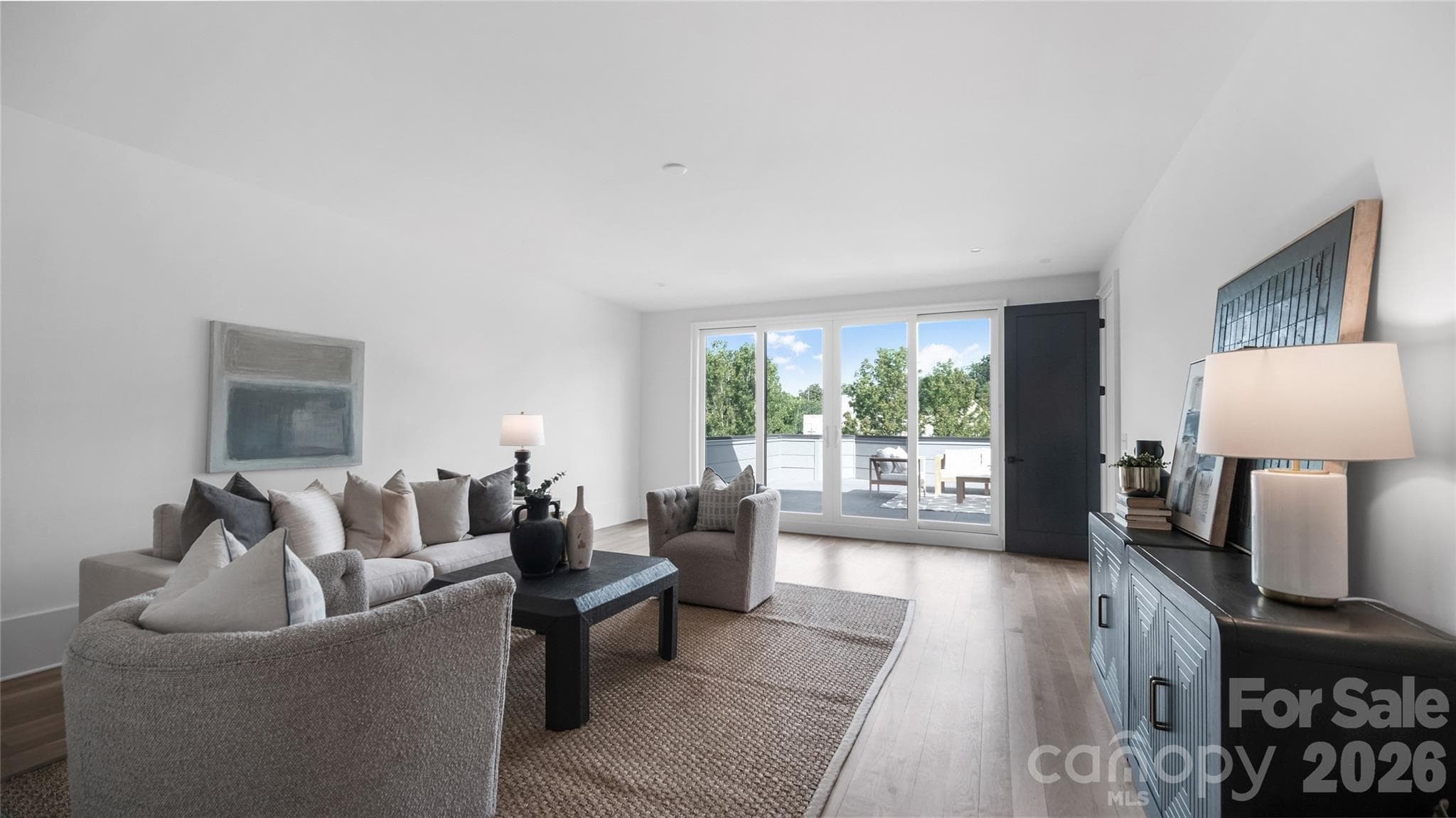 Upper level - Entertainment/Living - 1511 Waverly Avenue, Charlotte