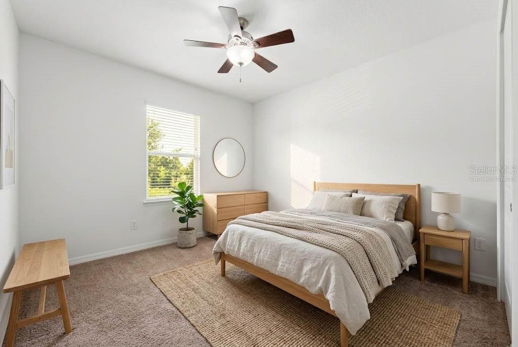 Virtually Staged Bedroom - 13786 SUMMER HARBOR CT, WINDERMERE