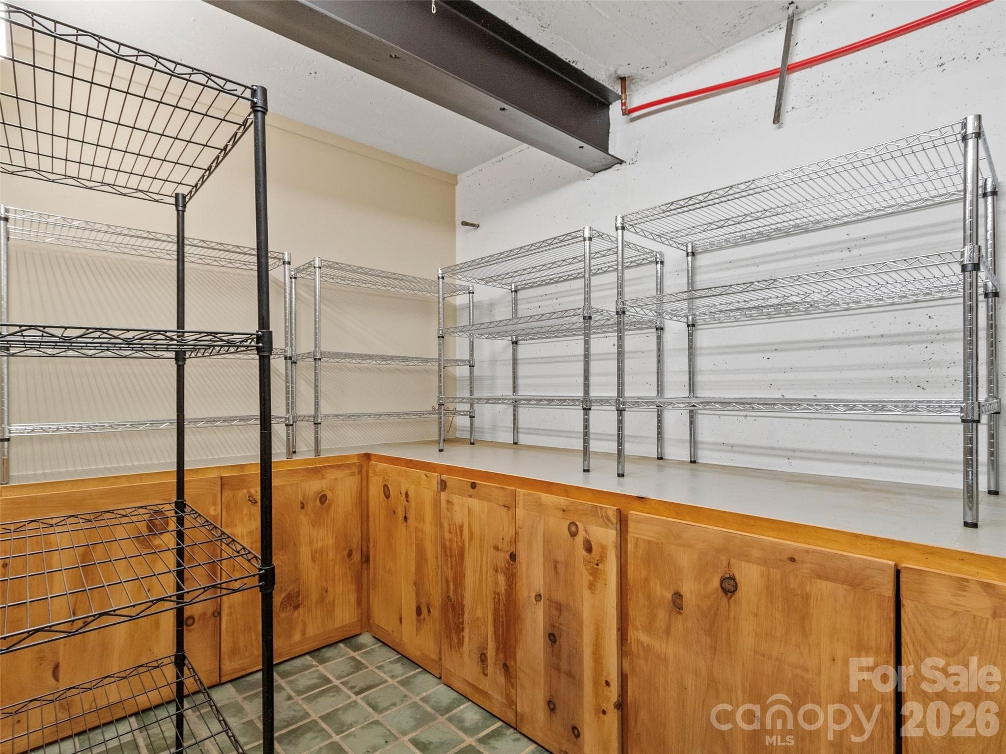 Pantry in main house basement - 191 N Fork Road, Burnsville