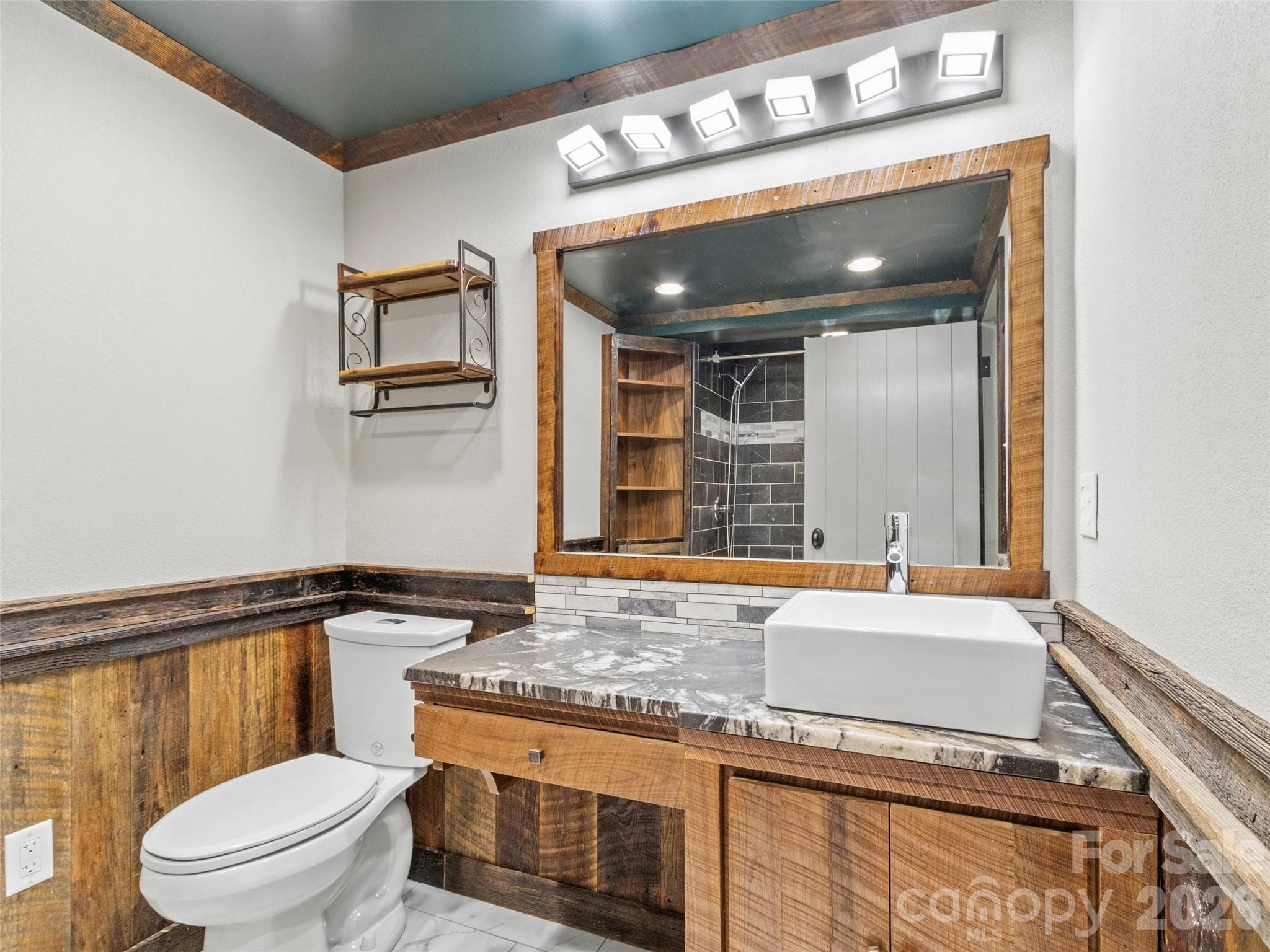 Main house bathroom in basement - 191 N Fork Road, Burnsville