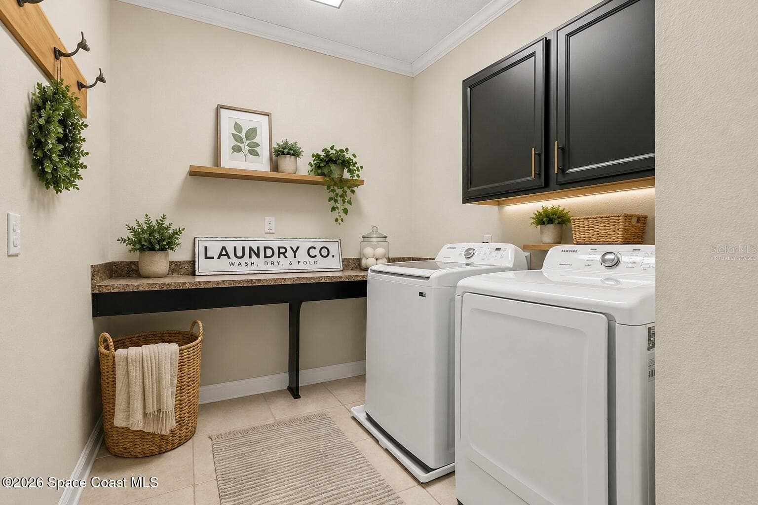 Virtually Staged Laundry Room - 10651 LANGEFIELD ST, ORLANDO