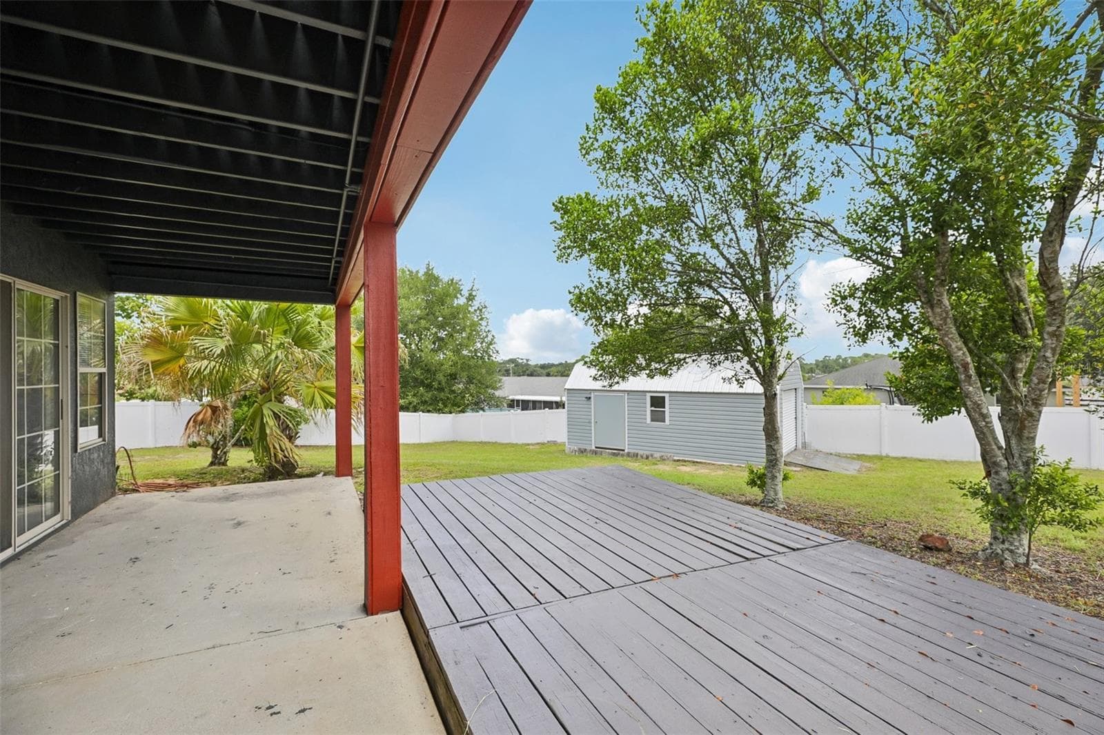 Backyard Patio - 13247 CASA VERDE CIR, ASTATULA