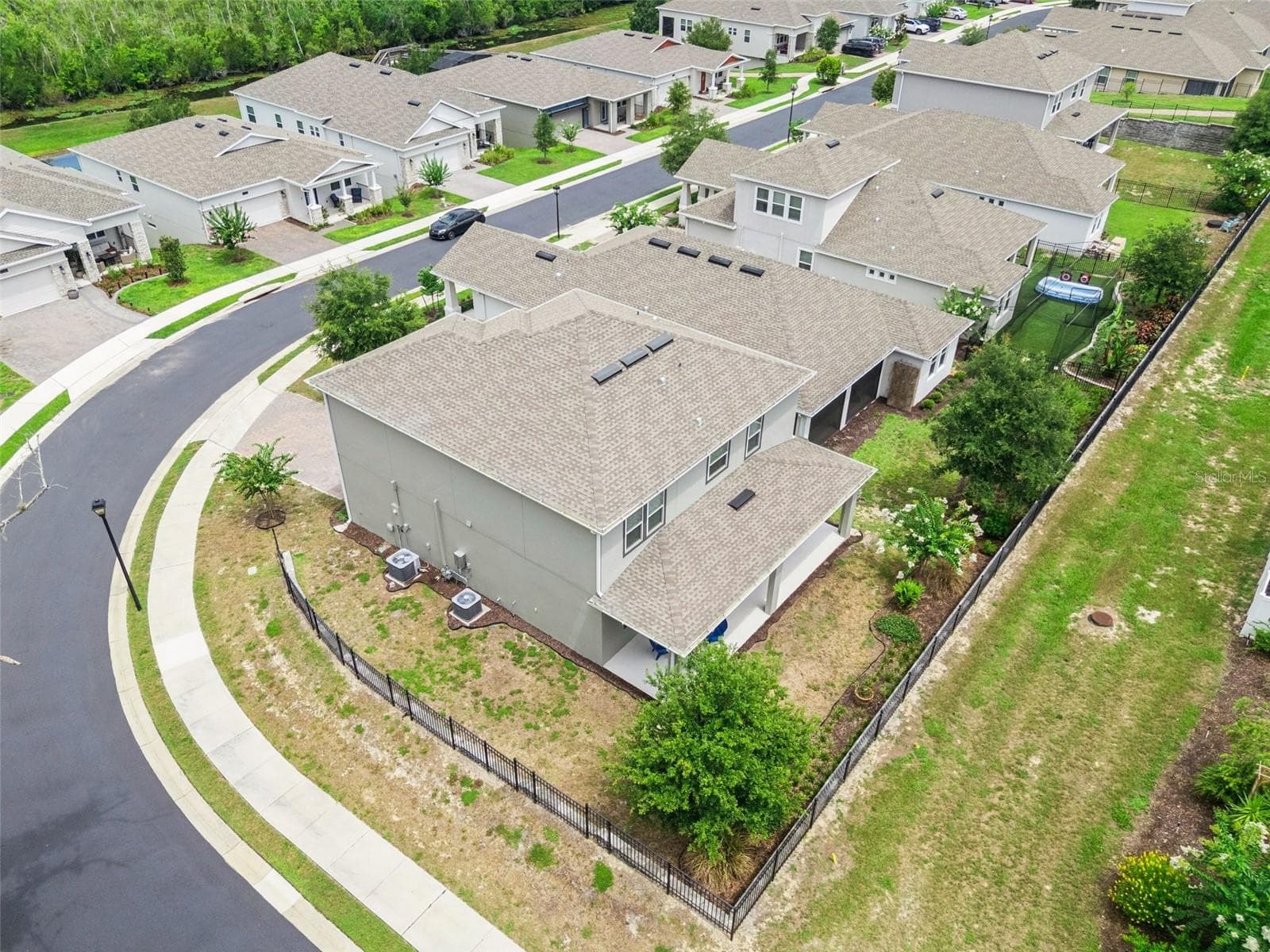 Aerial view - 1235 DORA PARC LN, MOUNT DORA