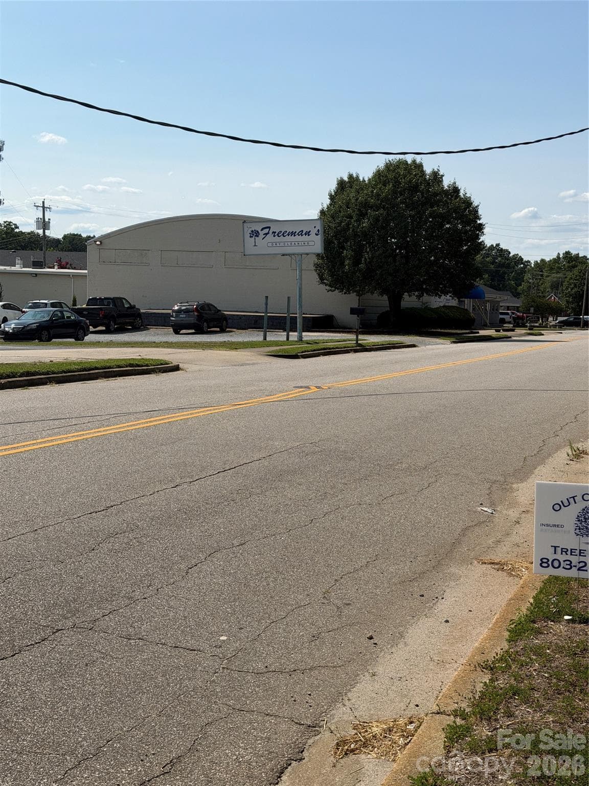 Freeman's Dry Cleaning across the street - Rock Hill