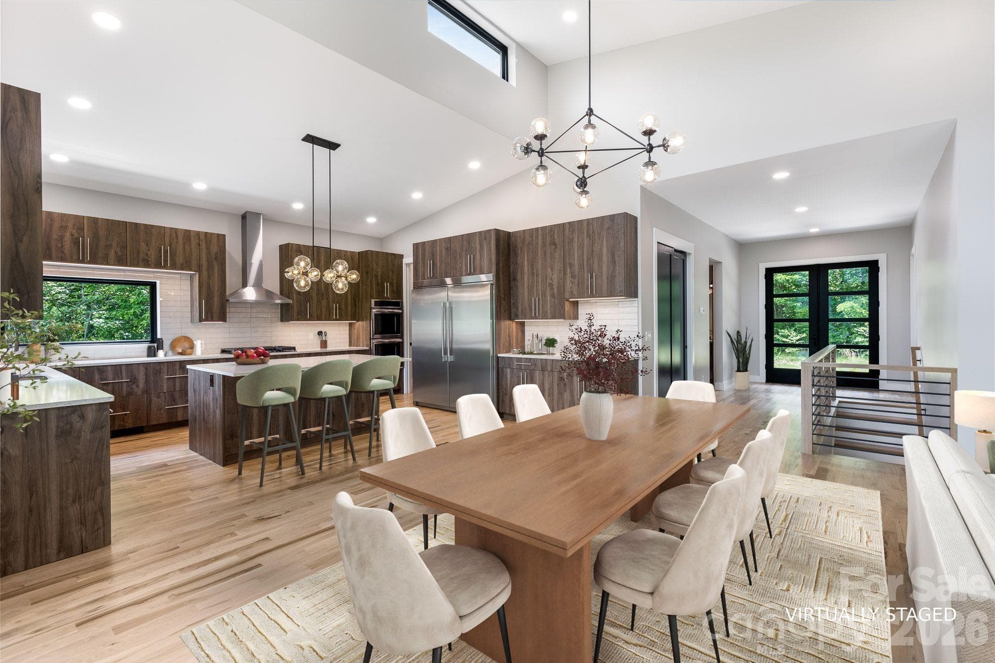 Common area virtually staged. - Waynesville