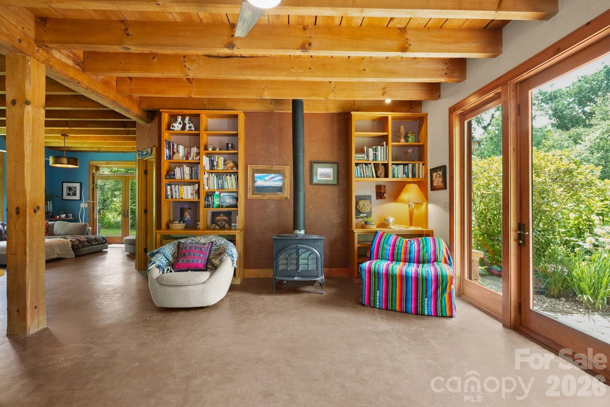 warm up next to the wood stove - 24 Merriwood Trail, Arden