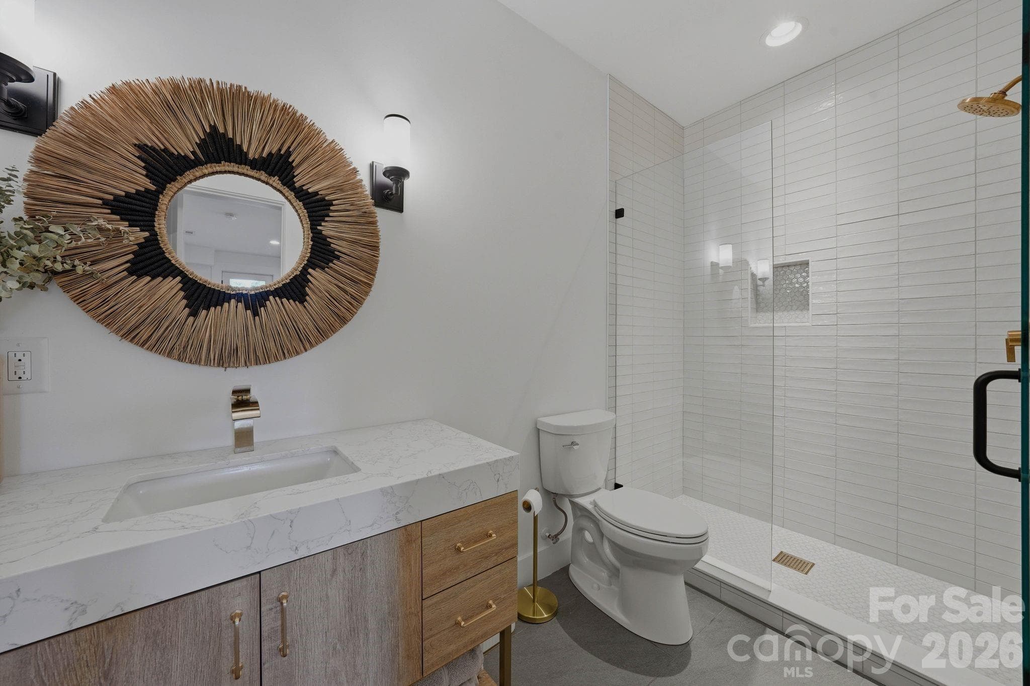 Basement Bathroom - 16525 Forest Home Road, Charlotte