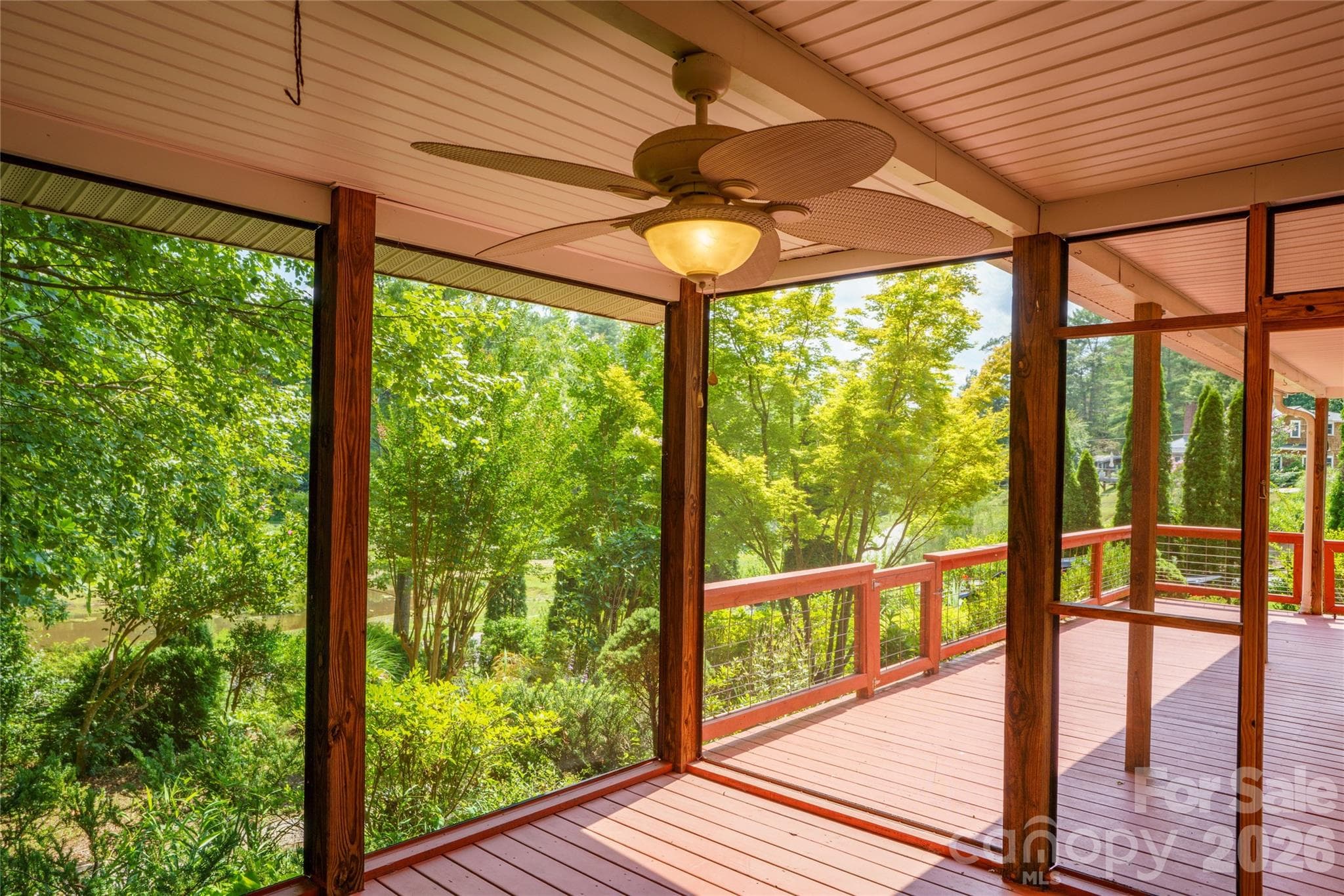 Lake Osceola from screened porch - Hendersonville