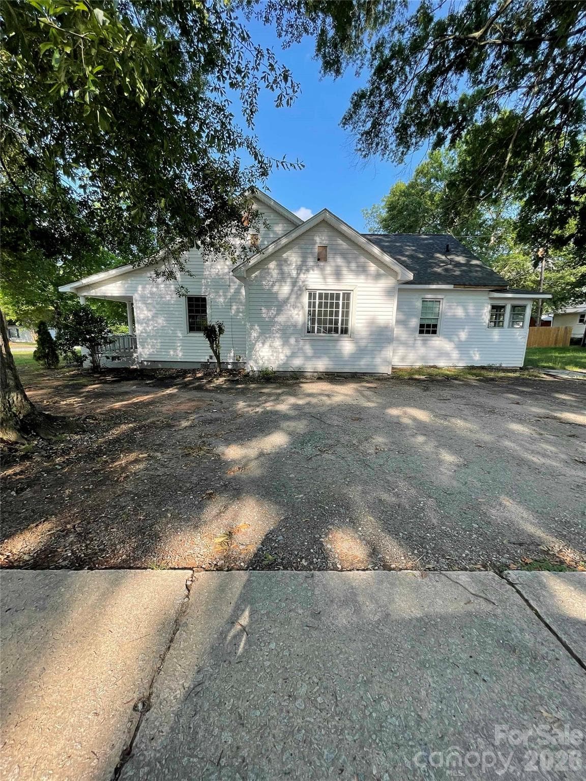 Driveway on the side of the home - 202 Marion Street, Clover