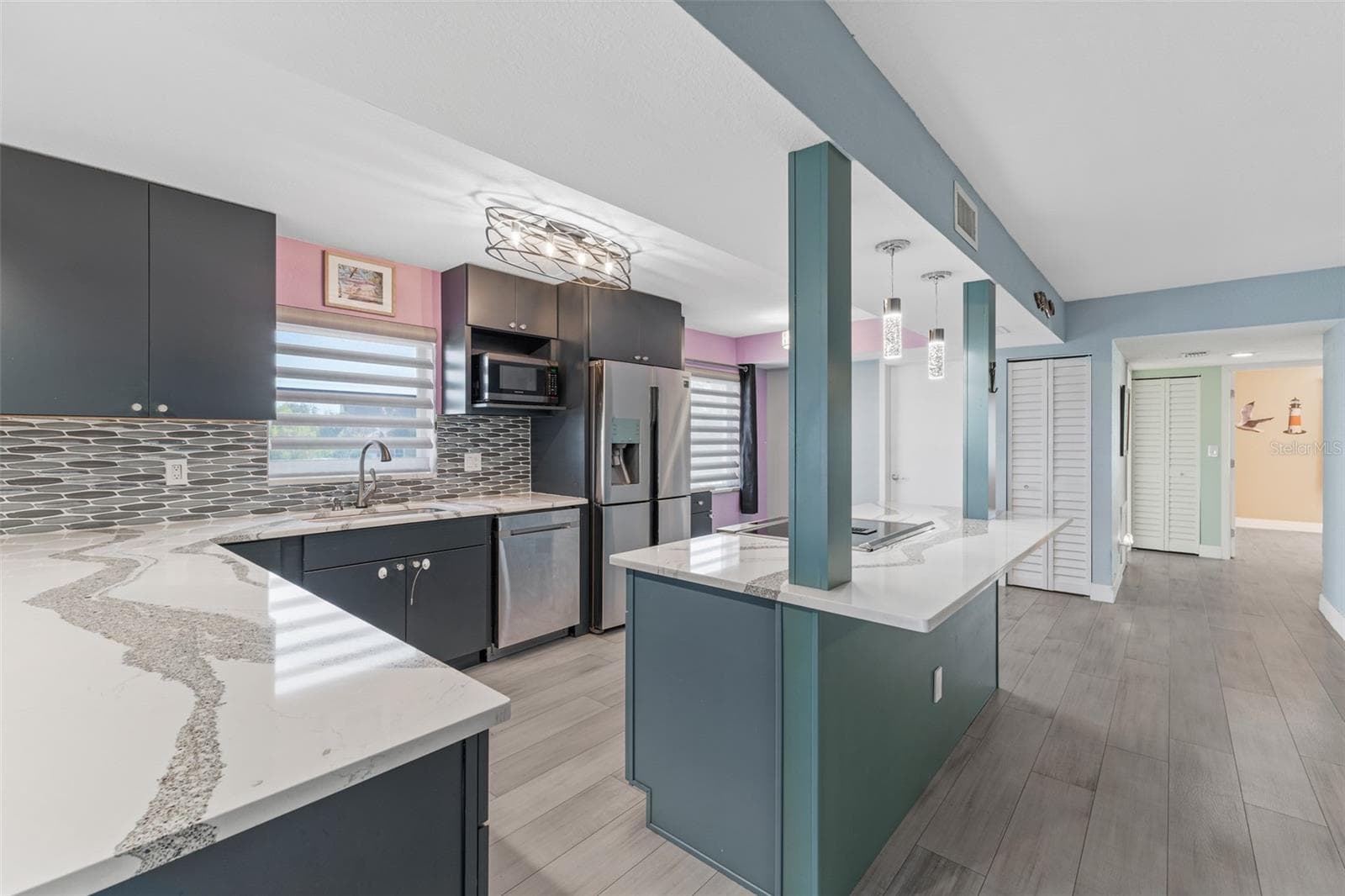 Kitchen Island - 3165 N ATLANTIC AVE #B209, COCOA BEACH