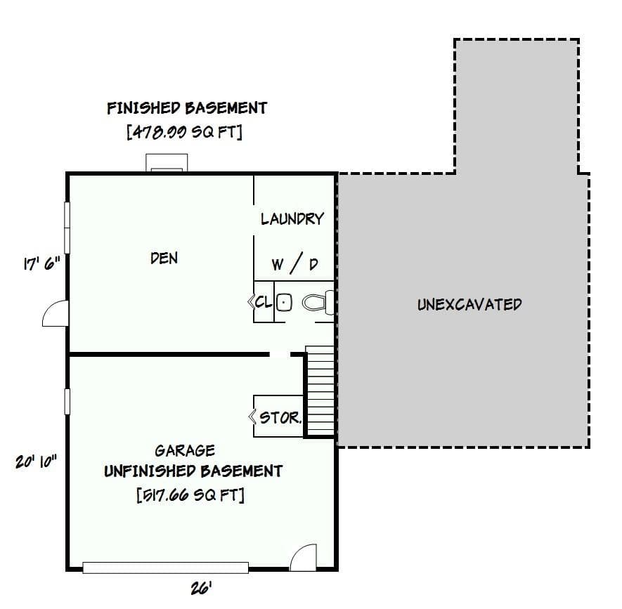 Floor Plan - 5760 Valley Field Road, Hickory