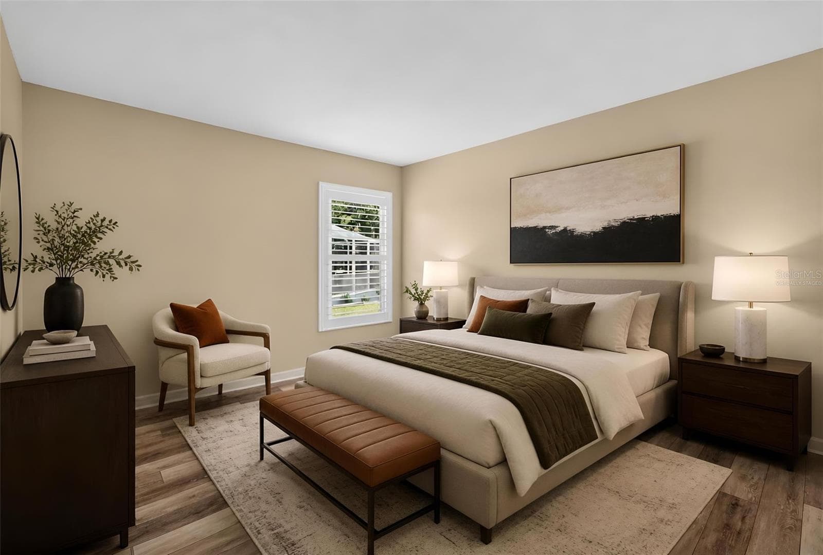 Third Bedroom - Virtually Staged - 522 LOMA PASEO DR, THE VILLAGES