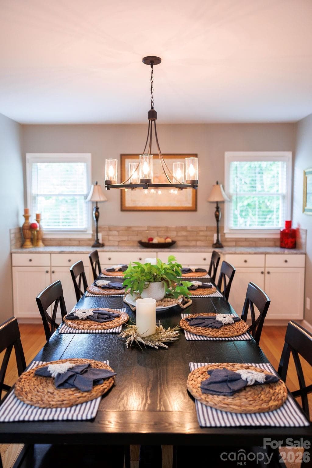 Kitchen dining area with ample more for a large table - Kings Mountain