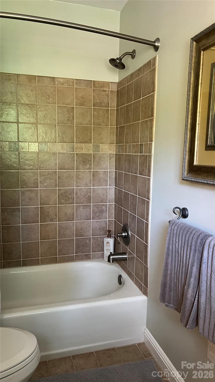 Bathroom 3 with a tub and tile walls - Kings Mountain