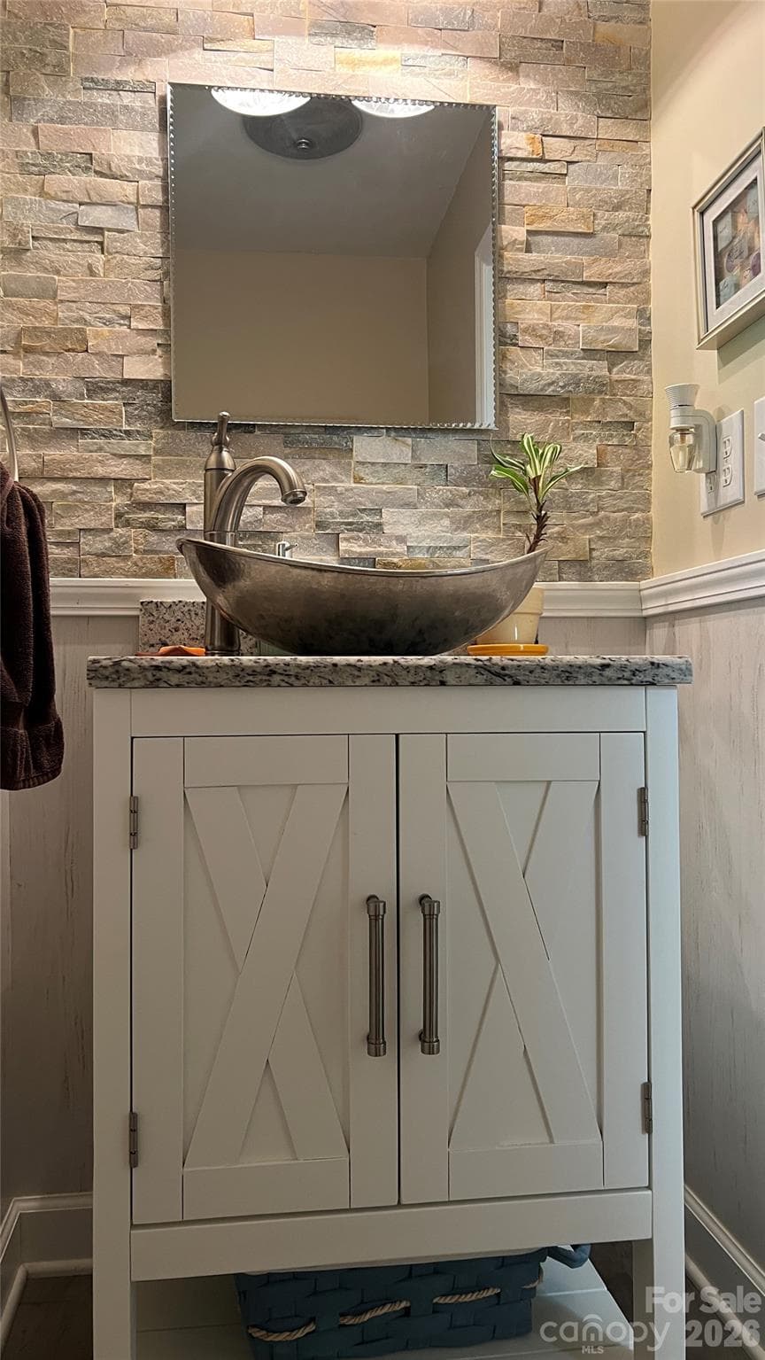 Lower level half bathroom - Kings Mountain