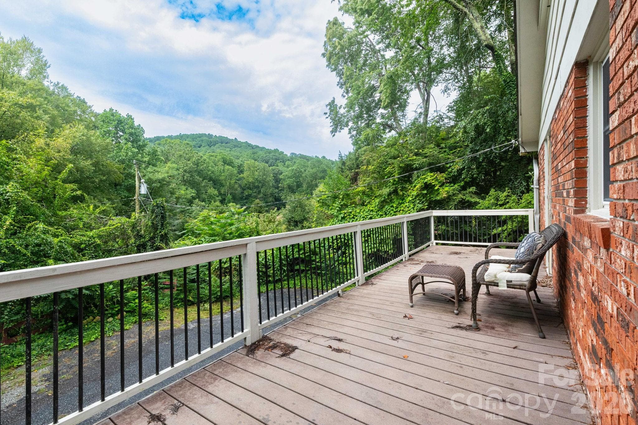 Master Bedroom Deck Featuring Morning View - Hendersonville