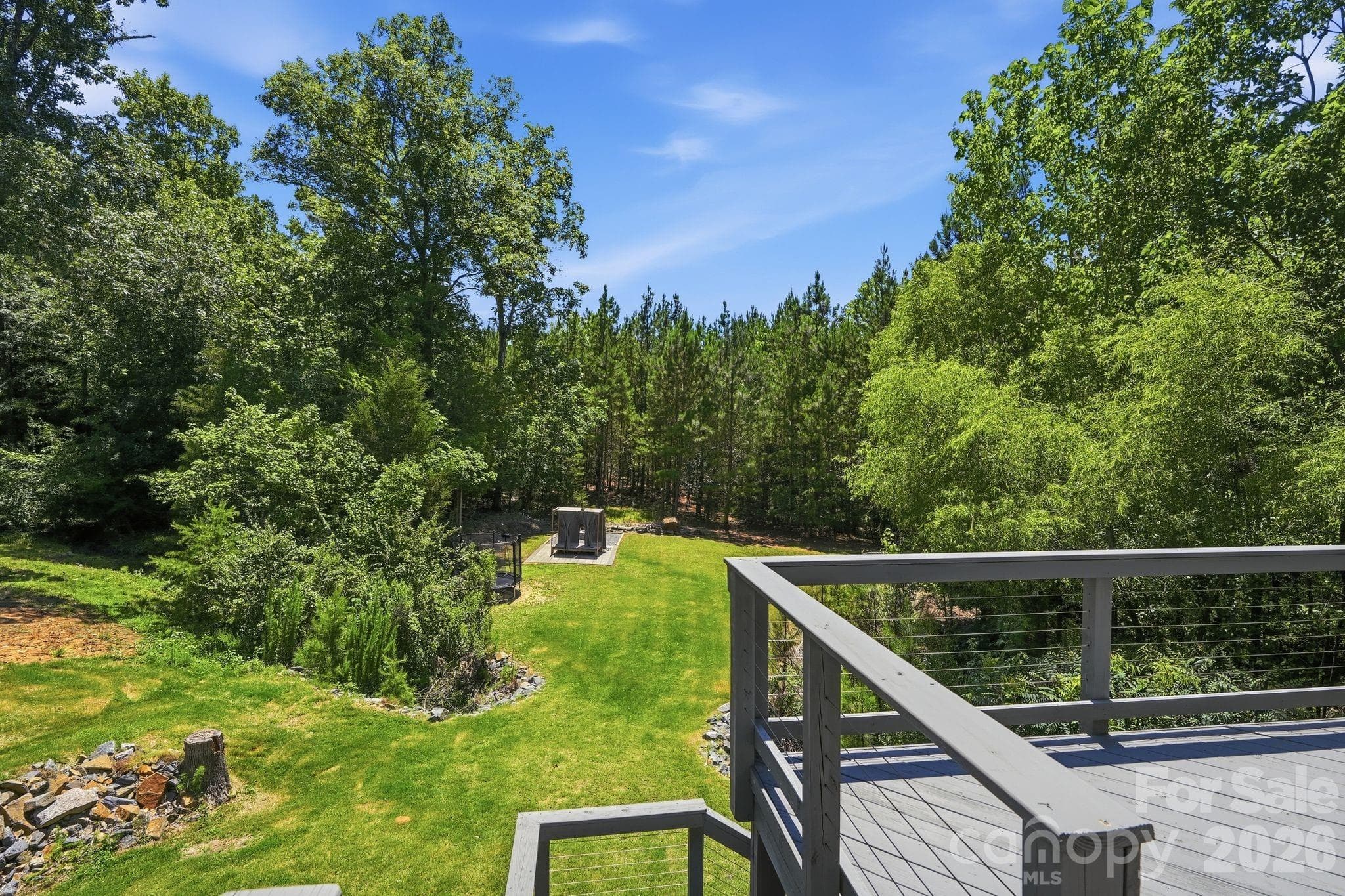 Deck and backyard - 4870 Summerside Drive, Lake Wylie