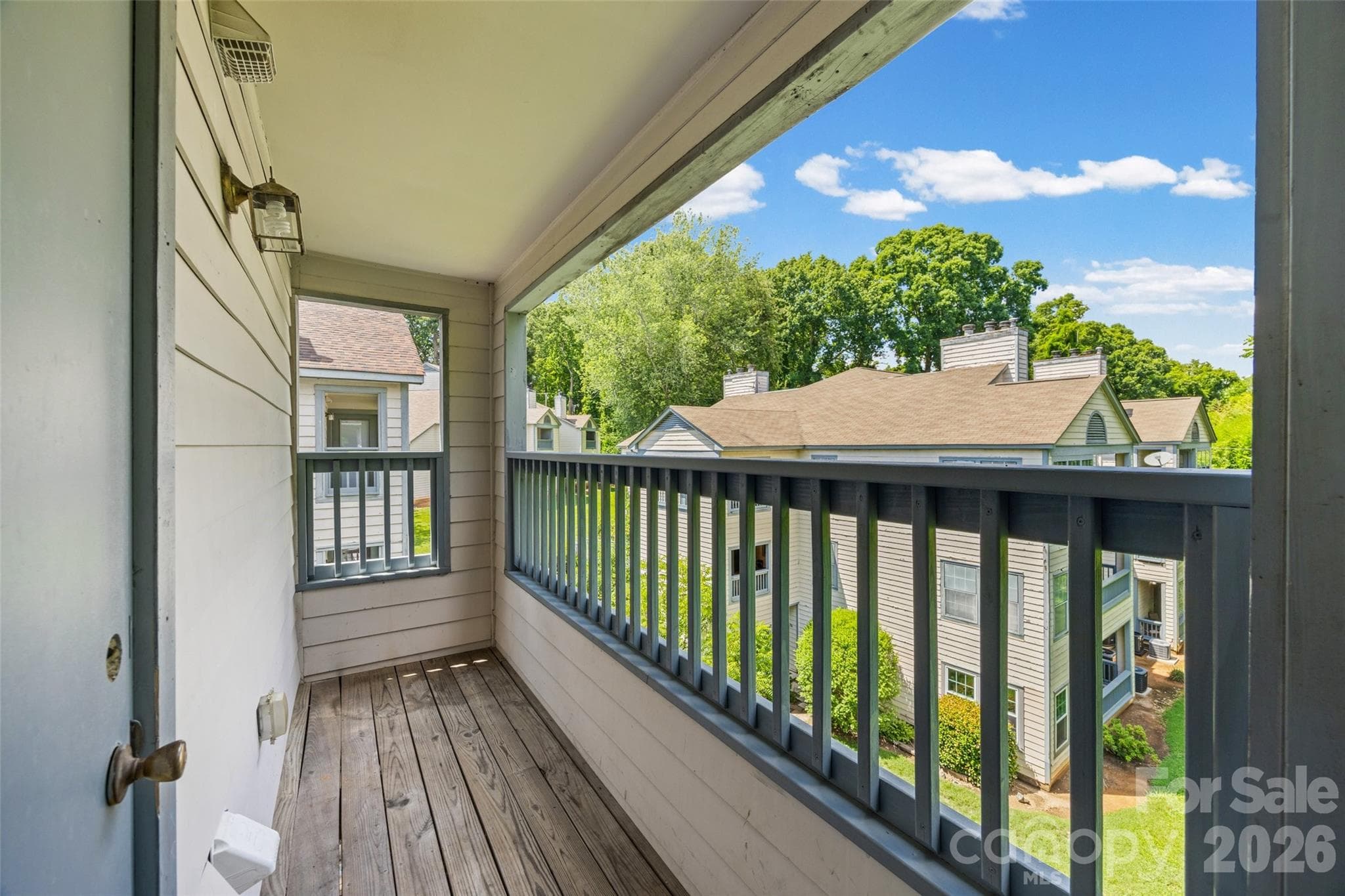Private Balcony - 8119 Tremaine Court, Charlotte