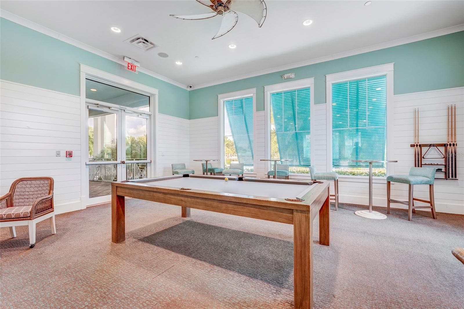 Pool Table in Recreation Room - 10233 LAKE WALES CIR, SARASOTA