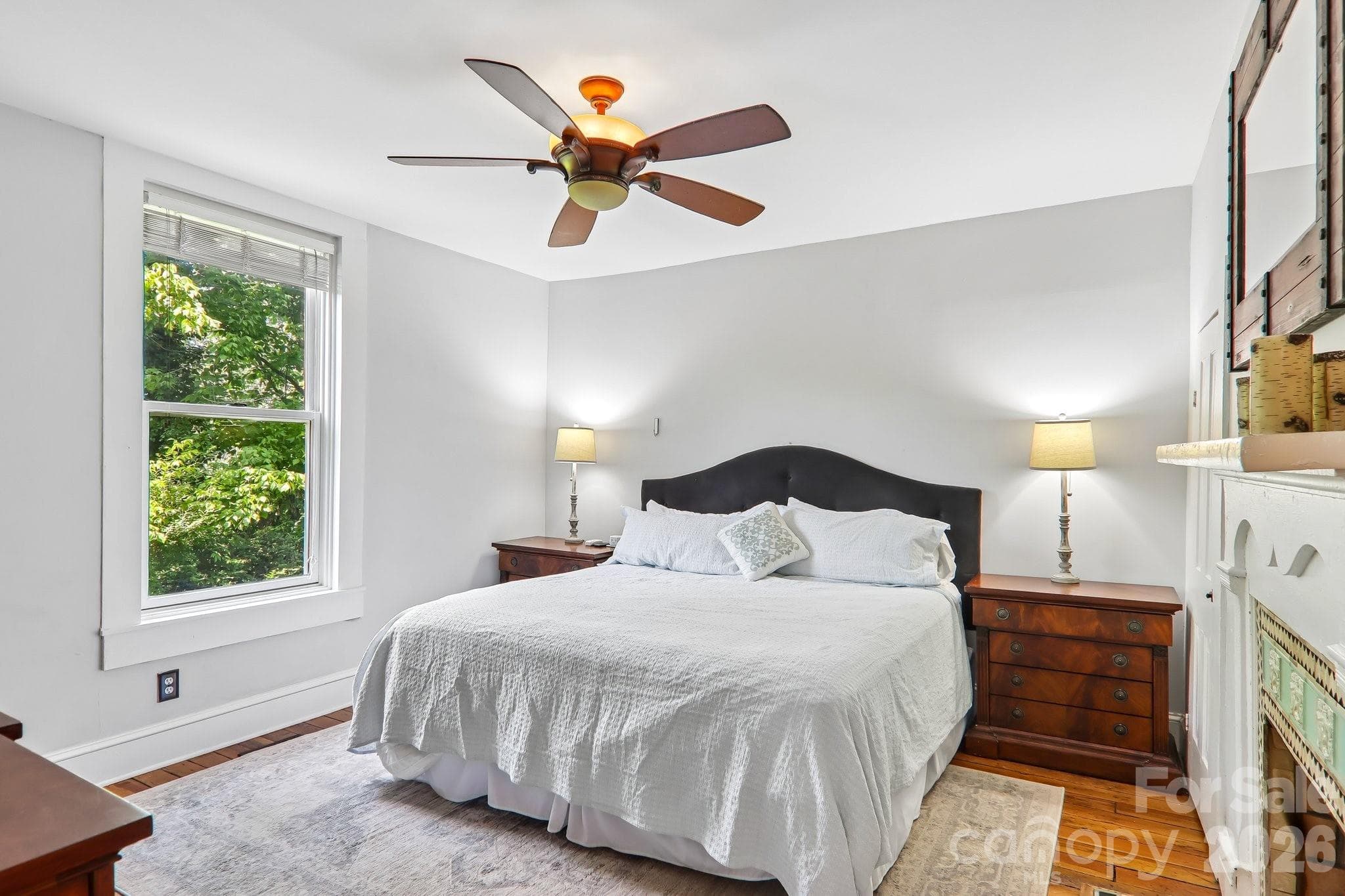 Primary bedroom on main - 23 Tuskeegee Street, Asheville