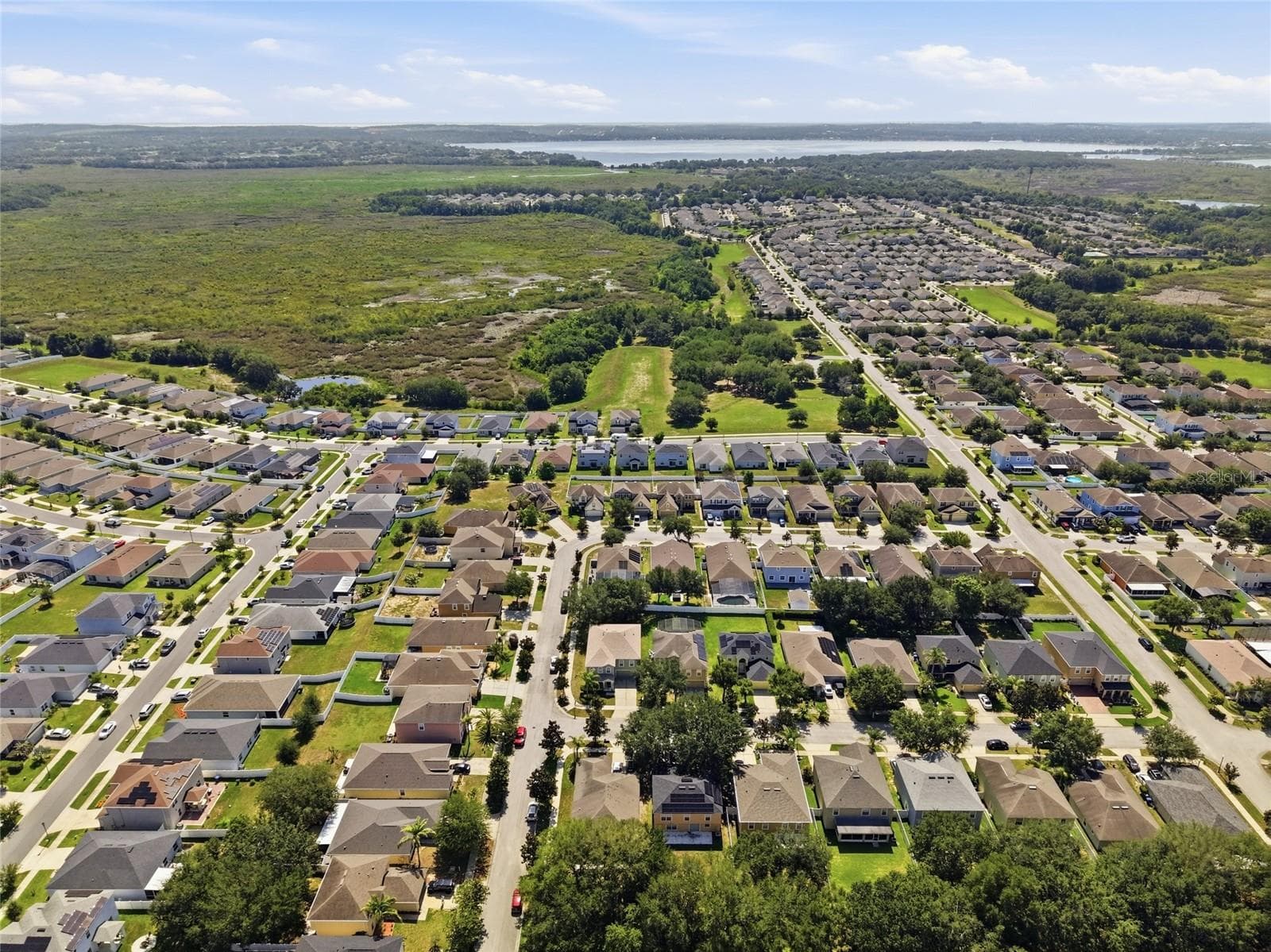 Aerial of home - 516 CADIZ DR, GROVELAND