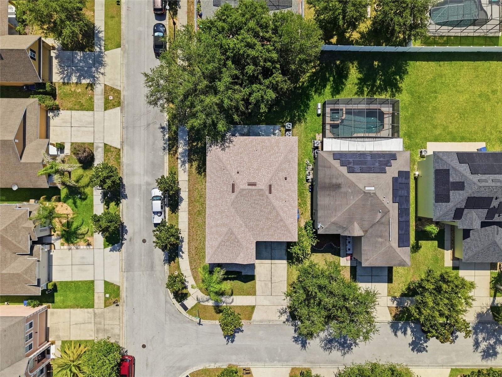Aerial of home - 516 CADIZ DR, GROVELAND