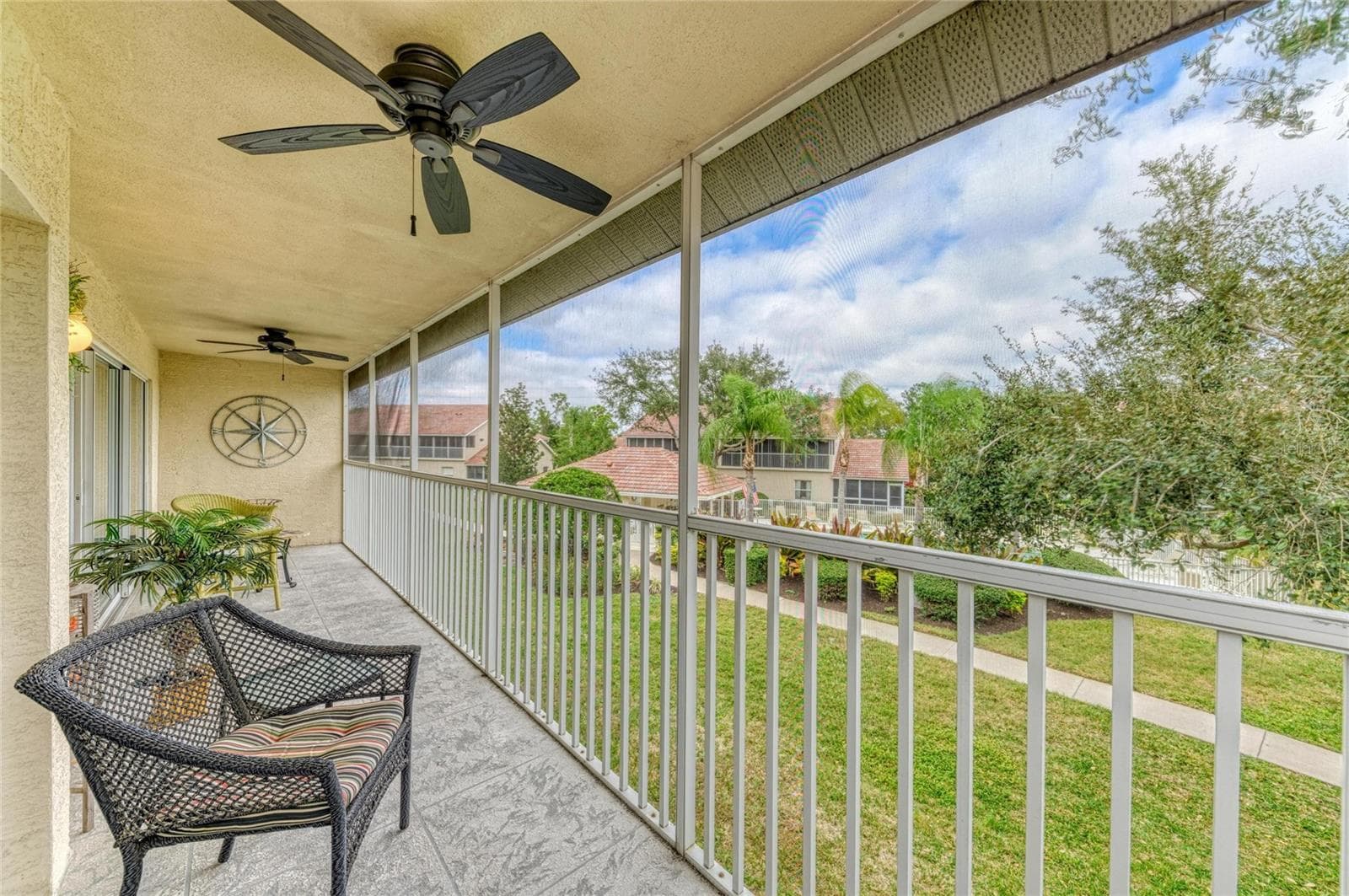Balcony overlooking community pool - 6821 FAIRVIEW TER #6821, BRADENTON