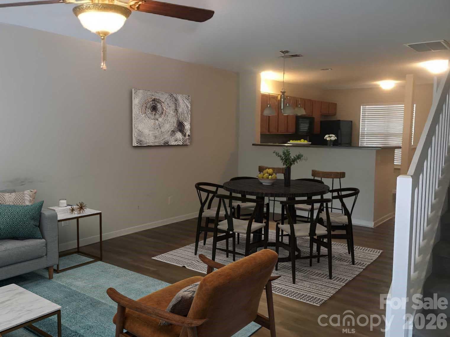 Living Room Pic 2 (virtually staged) - Charlotte