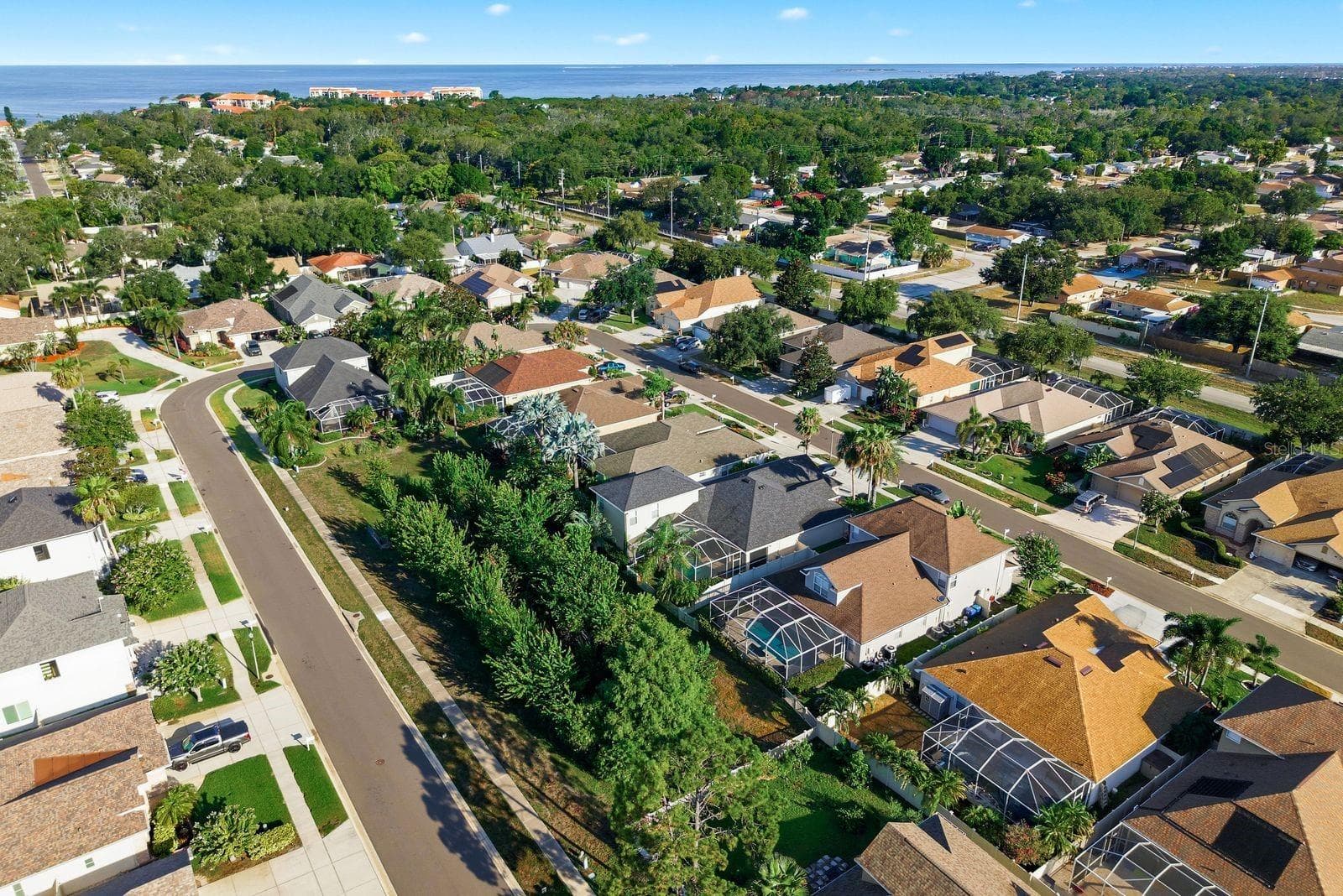 aerial - 4882 W BREEZE CIR, PALM HARBOR