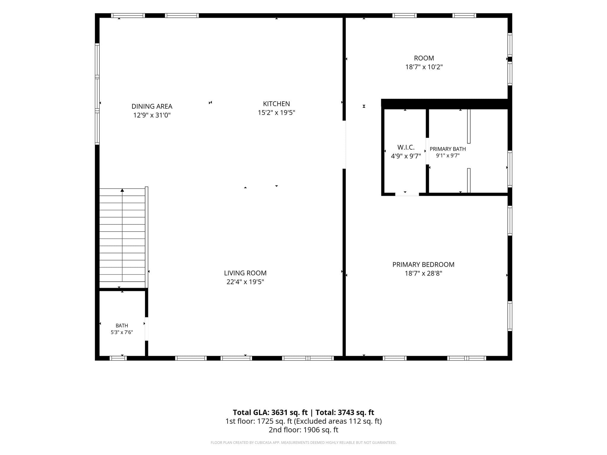 Floor Plan - Second Floor - Fort Mill