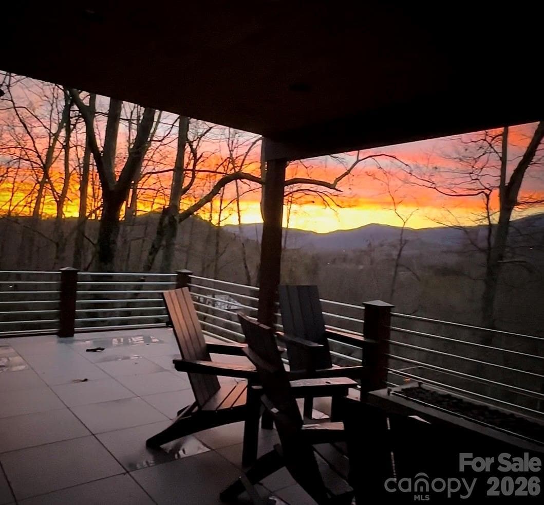Winter sunset views - 28 & 30 Garren View Drive, Fairview
