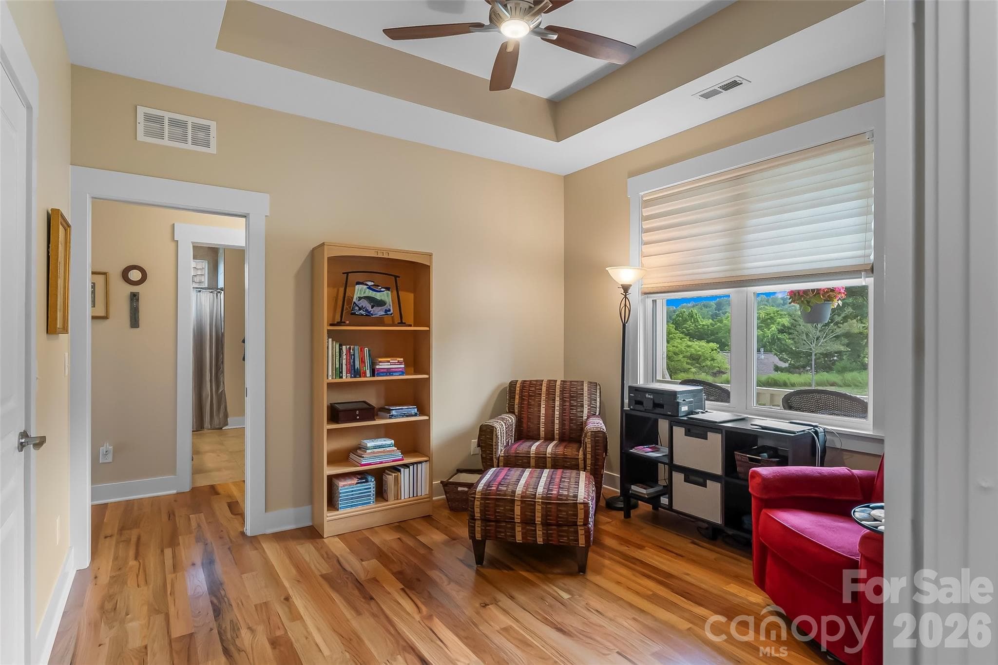 Tray Ceiling in 3rd bedroom - 15 Craftsman View Drive, Asheville