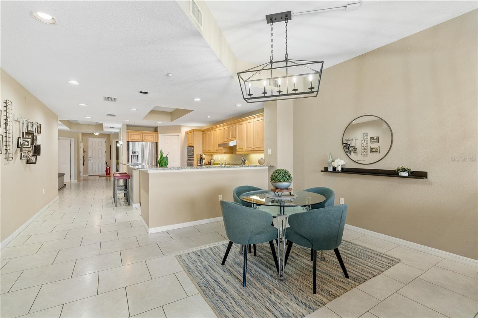 Open Living, Dining, and Heart of the Home - 3805 GULF BLVD #203, ST PETE BEACH