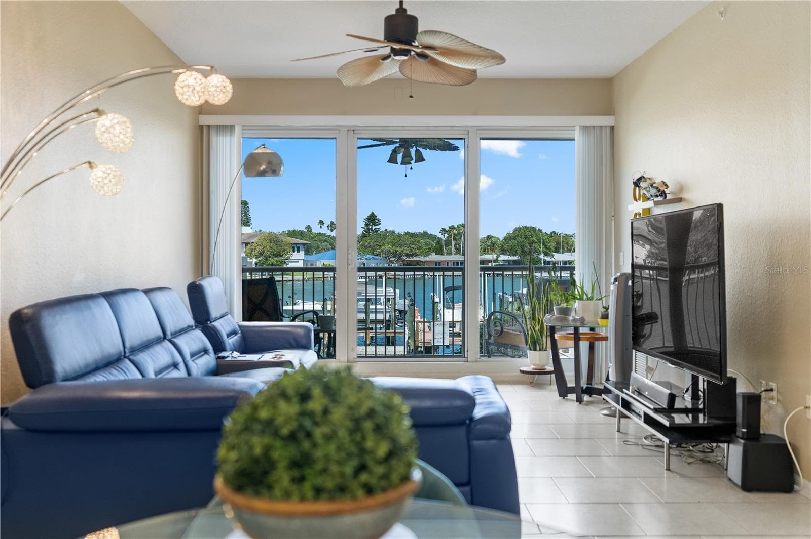 Sliding Glass doors from floor to Ceiling - 3805 GULF BLVD #203, ST PETE BEACH