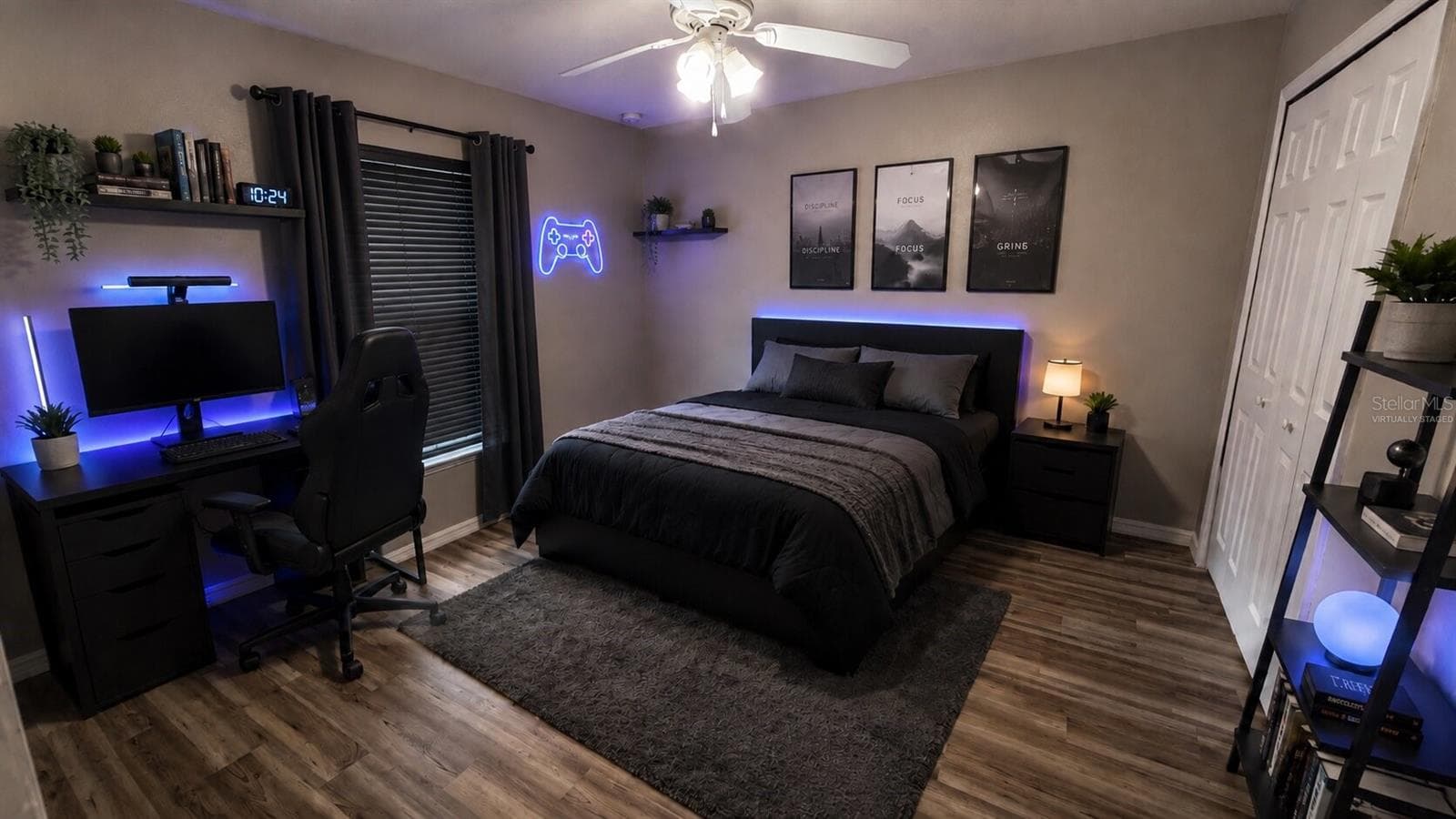 virtually staged -bedroom 3 - 539 GRANITE CIR, CHULUOTA