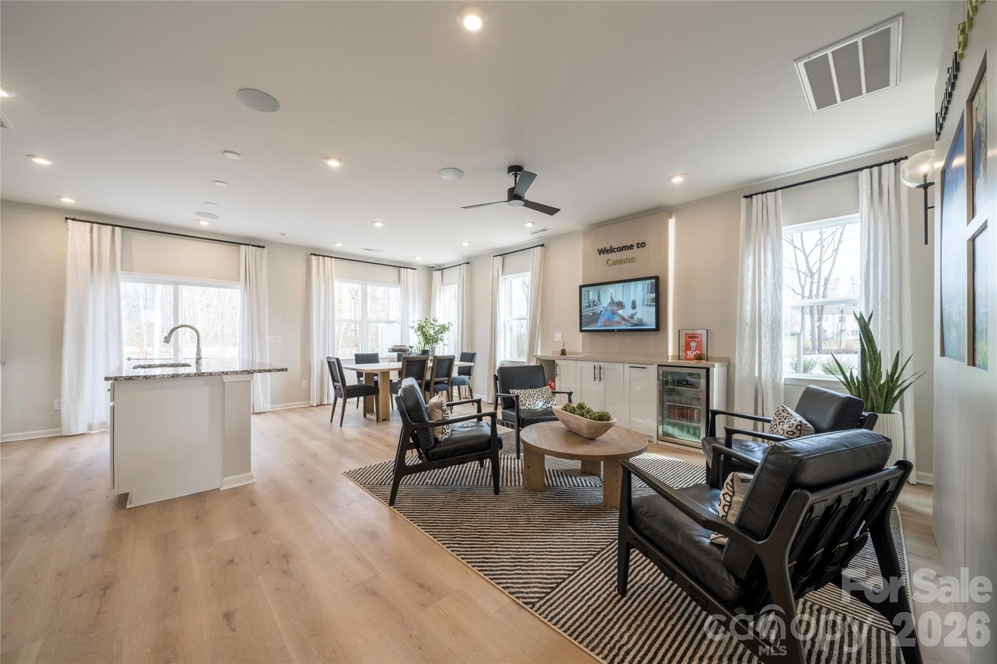 Open Concept first floor with end-unit windows - Charlotte